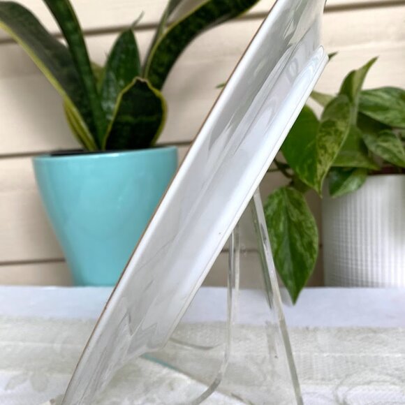 Vintage Kikusui Japan Dinner Plate - Set of 3, Tan & Green Border, Floral Sprays - Picture 2 of 4